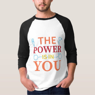 Text-Based power cord custom typography  T-Shirt