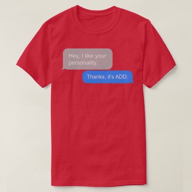 Text Bubble Thanks1 T-Shirt (Design Front)