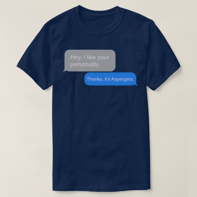 Text Bubble Thanks T-Shirt (Design Front)