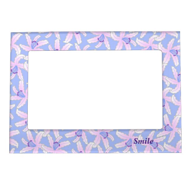 Text Customization Release Blue Magnet Frame (Front)