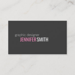 Text Design // 4 Business Card