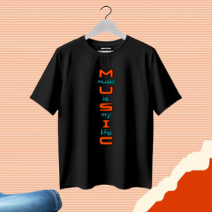 Text design about music T-Shirt