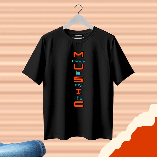 Text design about music T-Shirt (Creator Uploaded)