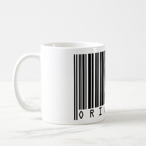 Text Design Barcode ORIGINAL Coffee Mug