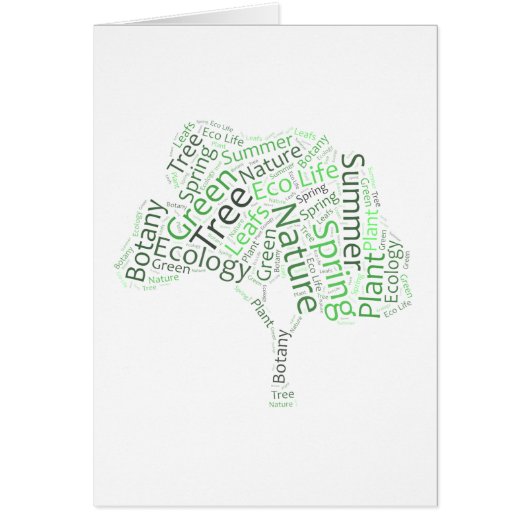 Text Design – ECO Tree (Front)