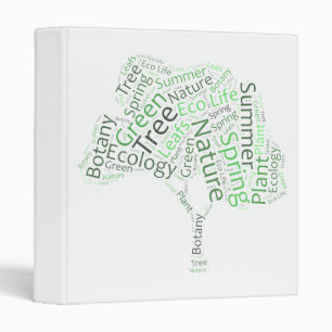 Text Design – ECO Tree 3 Ring Binder