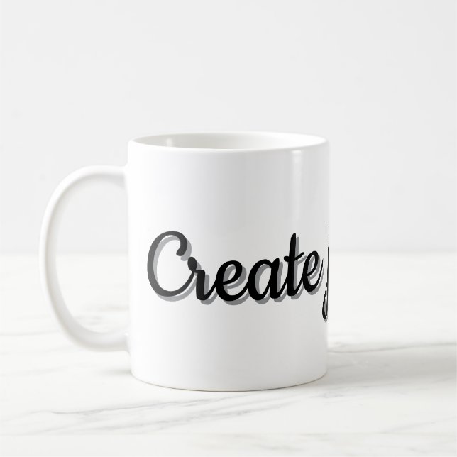 Text Design Mug (Left)