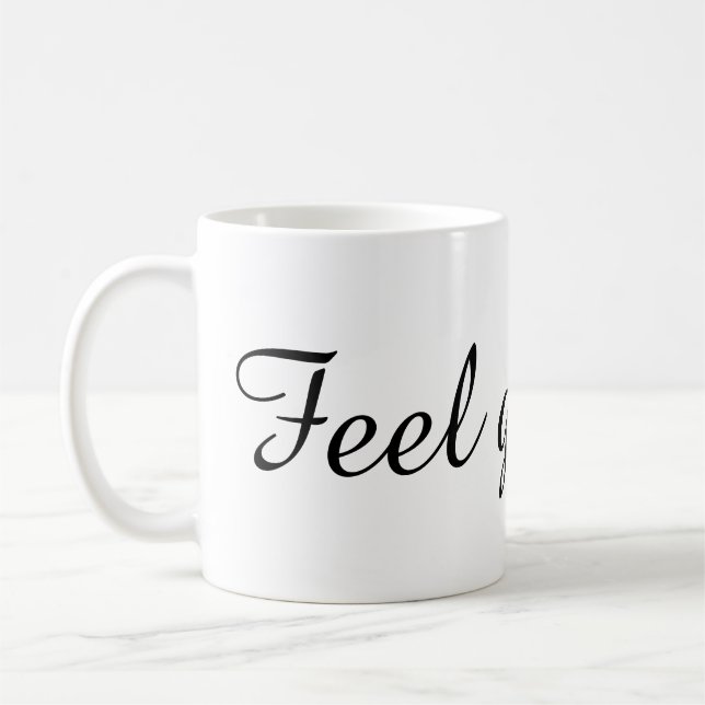 Text Design Mug (Left)
