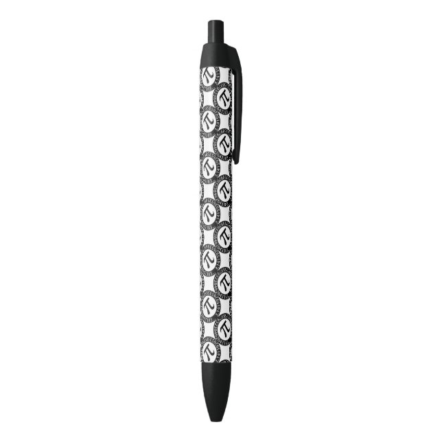 TEXT DESIGN Pi Number  Mathematical symbol Pen (Bottom (Vertical))