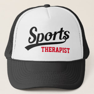 Text Design: SPORTS white + your own Professional Trucker Hat