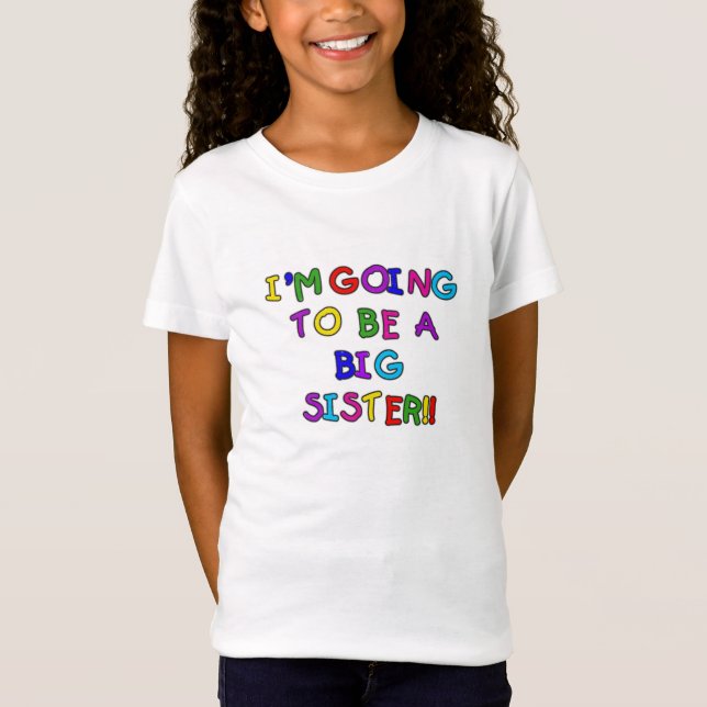 Text Future Big Sister T-Shirt (Front)