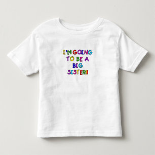 Text Future Big Sister Toddler T-shirt