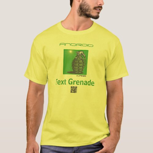 Text Grenade App T_Shirt