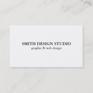 Text Information Business Card