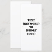 TEXT (KEYWORD) TO (SHORT CODE) (Front/Back)