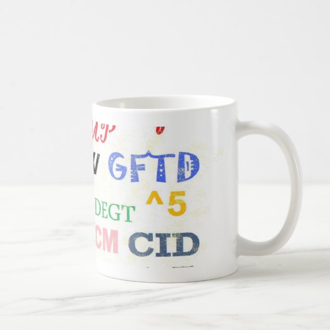 Text Lingo Abbreviations Coffee Mug (Right)