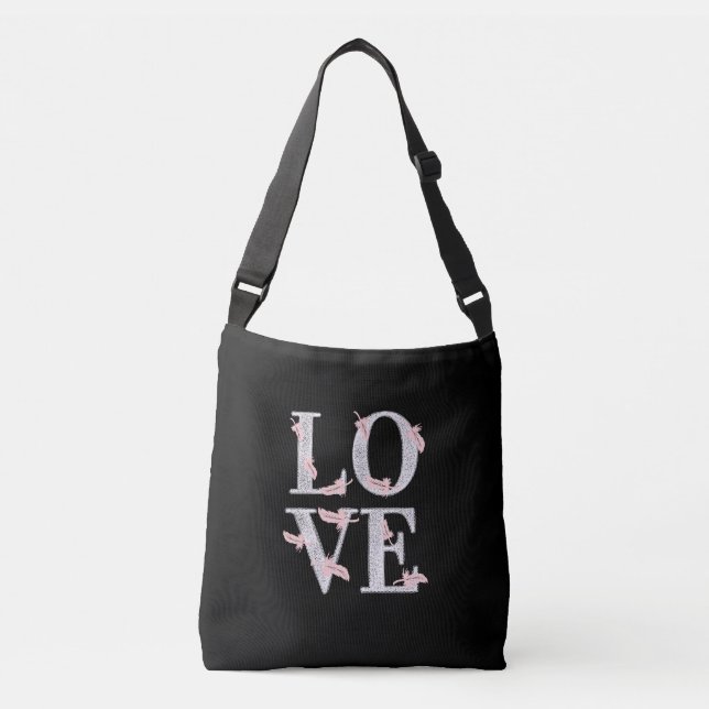 Text LOVE Crossbody Bag (Front)