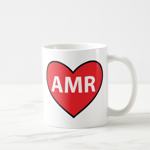 Text Message Spanish Amor AMR heart Coffee Mug