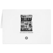 Text messaging slang cards (Back Horizontal)