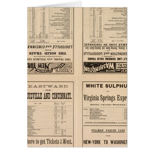 Text Page Chesapeake and Ohio Ry Cards (Front)