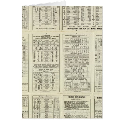 Text Page Chicago Milwaukee and St Paul Railway (Front)