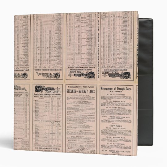 Text Page Montreal and Boston Air Line Binder