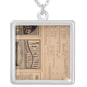 Text Page of Lehigh Valley Railroad Silver Plated Necklace