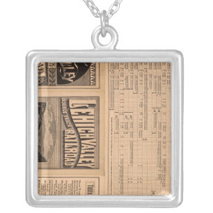 Text Page of Lehigh Valley Railroad Silver Plated Necklace