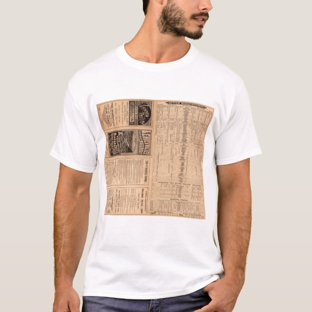 Text Page of Lehigh Valley Railroad T-Shirt (Front)