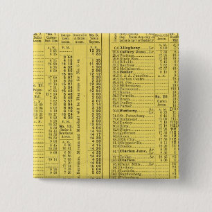 Text Page Pittsburgh and Western Railway Company Pinback Button