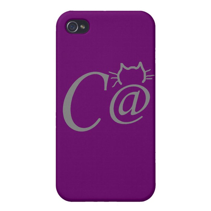 Text Symbol Cat iPhone 4 Case