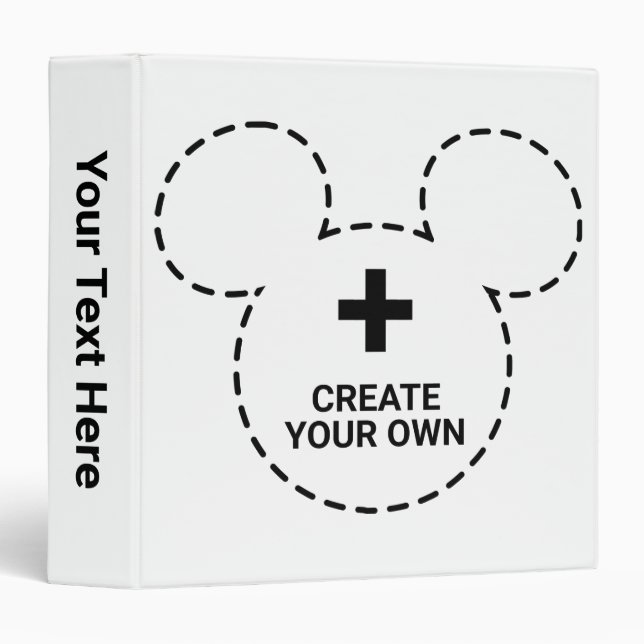 Text Template 3 Ring Binder (Front/Spine)