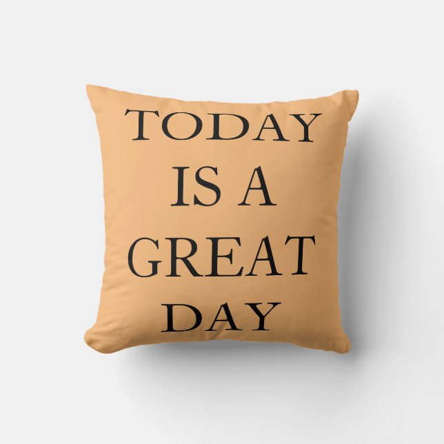 Text template plain throw pillow (Front)