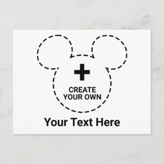 Text Template Postcard