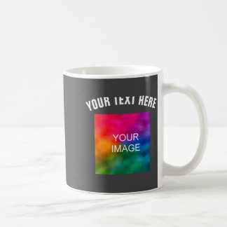 Text Upload Photo Template Boys Kids Modern _1 Coffee Mug