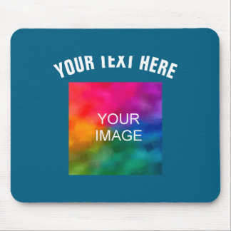 Text Upload Photo Template Boys Kids Modern _1 Mouse Pad