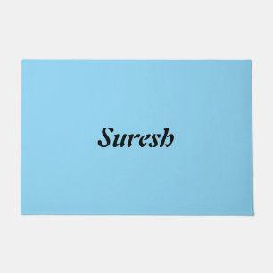 Text Welcome Doormat - Stylish Entryway Rug