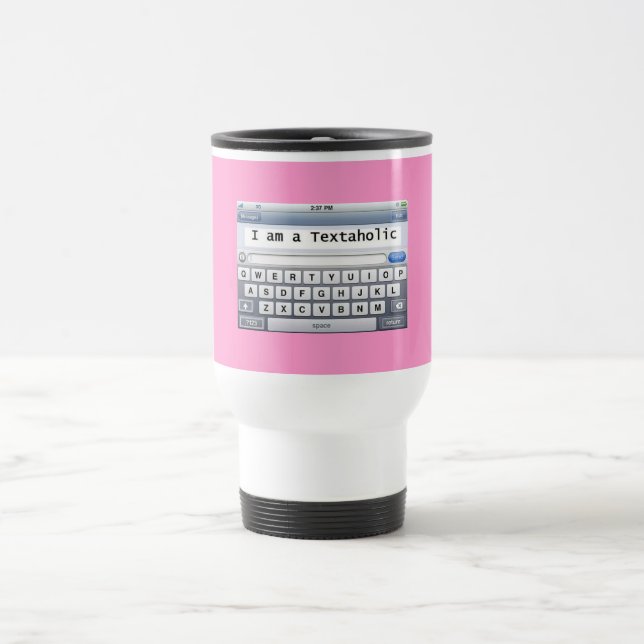 Textaholic Travel Mug (Center)