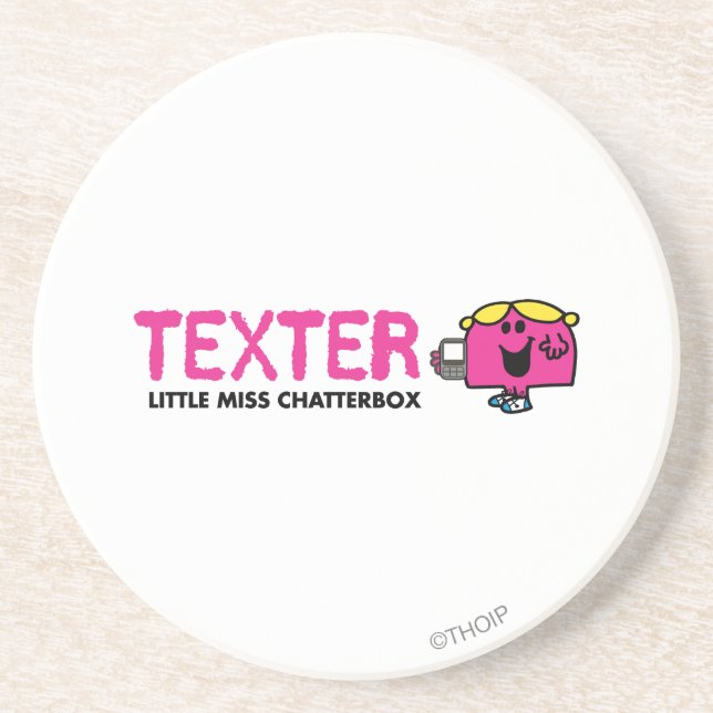 Texter Sandstone Coaster (Front)