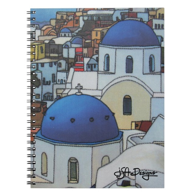 Textile Art Greece Notebook (Front)