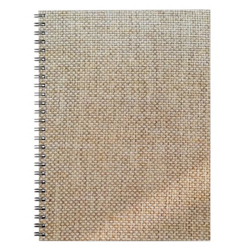 Textile brown background fabric notebook