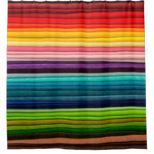 Textile color colorful fabric shower curtain