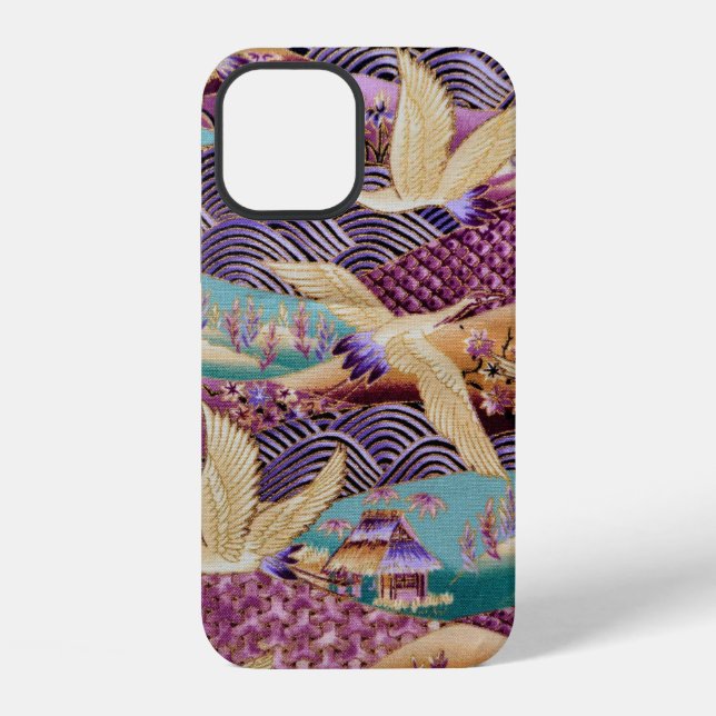 Textile fabric cloth pattern iphone case (Back)