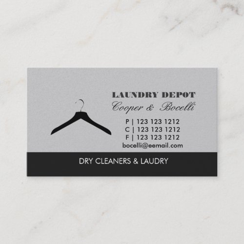 Textile Dirty Laundry Business Cards