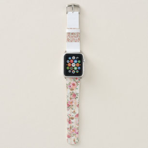 Textile floral flower texture patternsabstract, ba apple watch band