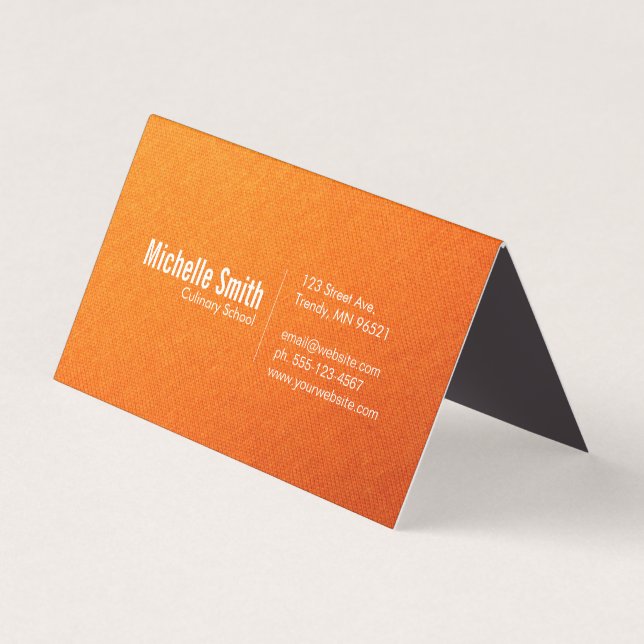 Textile Gradient Business Card (Front)