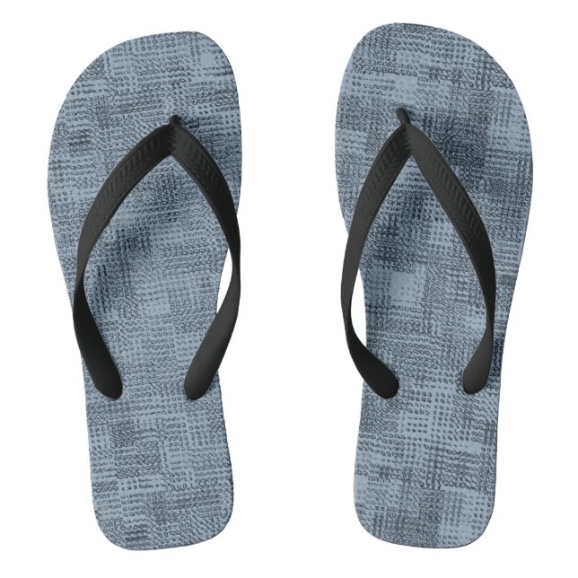 Textile Grays   Flip Flops (Footbed)