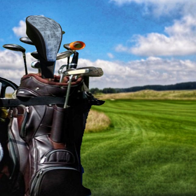 Textile Grays Golf Head Cover (If you love the look of denim, then you would enjoy using the Textile Grays Golf Club Cover!)