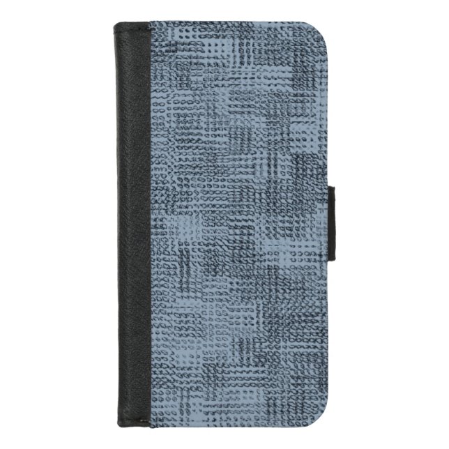 Textile Grays  iPhone Wallet Case (Front)