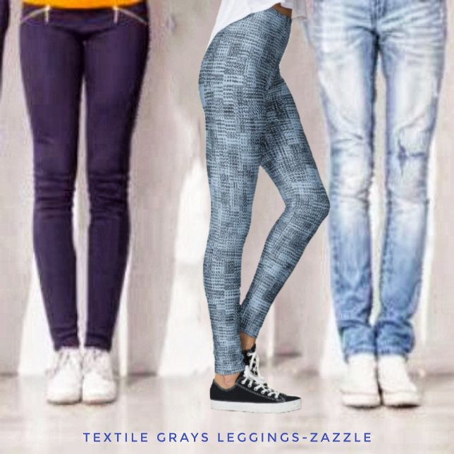 Textile Grays Leggings (Creator Uploaded)